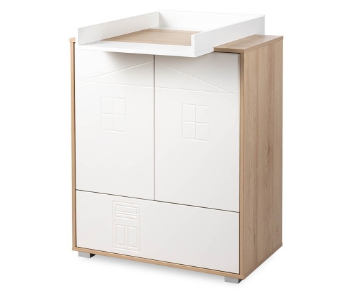 Komoda Klups IDA BEECH- WHITE