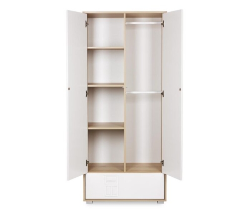 Skapis Klups IDA BEECH- WHITE