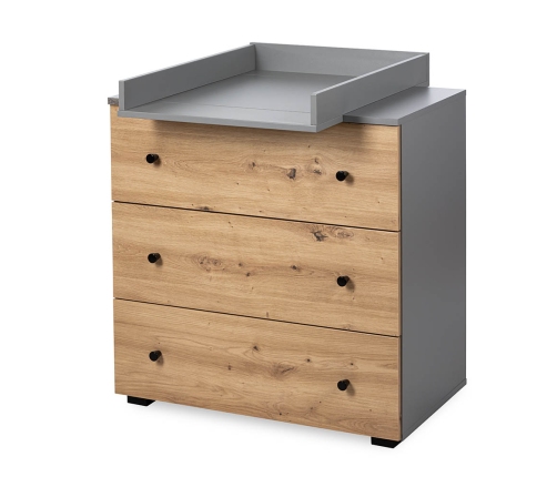 Комод Klups PAULINE GRAPHITE-OAK