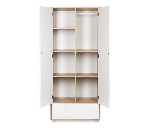 Skapis Klups IDA BEECH- WHITE