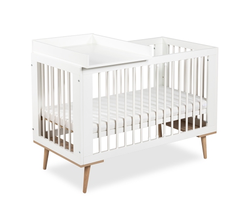 Пеленальная поверхность на кроватку 120×60 Klups MIA WHITE