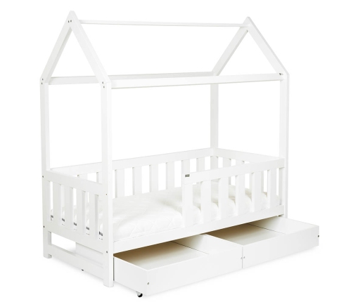 Gultiņa–mājiņa Klups LIV WHITE 160×80