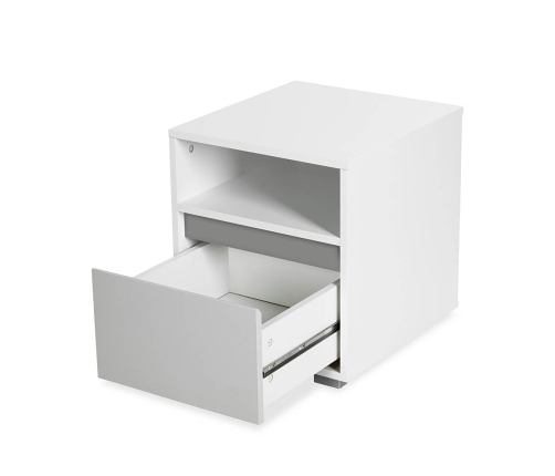 Прикроватная тумбочка Klups DALIA WHITE-GREY