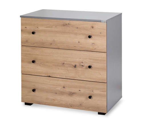 Комод Klups PAULINE GRAPHITE-OAK