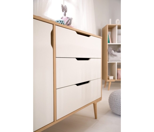 Комод Klups SOFIE BEECH-WHITE