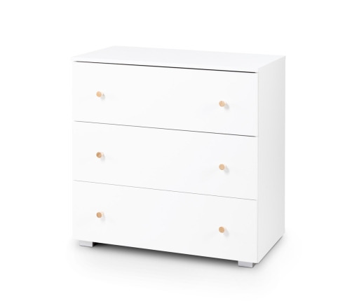 Kumode ar pārtinamo galdiņu Klups KAROLINA WHITE-PINE