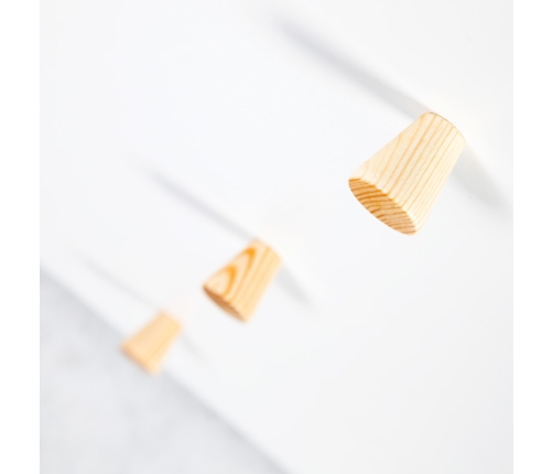 Kumode ar pārtinamo galdiņu Klups KAROLINA WHITE-PINE