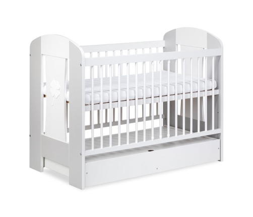 Bērnu gulta Klups NATI WHITE-GREY