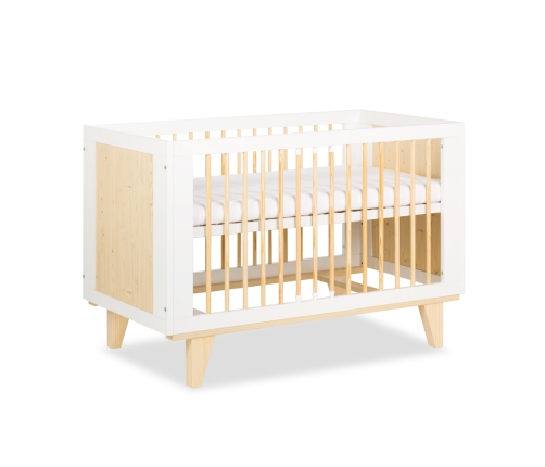 Детская кроватка Klups LYDIA PINE-WHITE 120x60