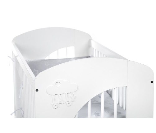 Bērnu gulta Klups NEL CLOUD WHITE