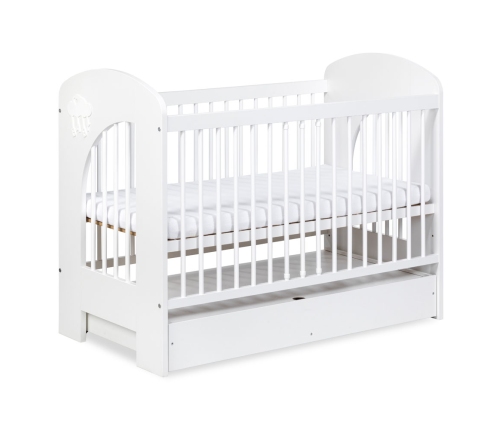 Bērnu gulta Klups NEL CLOUD WHITE