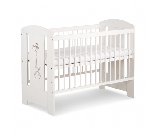 Bērnu gulta Klups SAFARI GIRAFFE WHITE 120x60