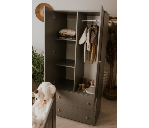 Skapis Klups PAULINE GRAPHITE