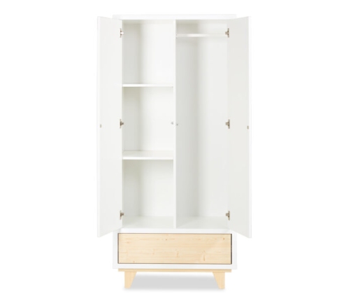 Skapis Klups LYDIA PINE-WHITE