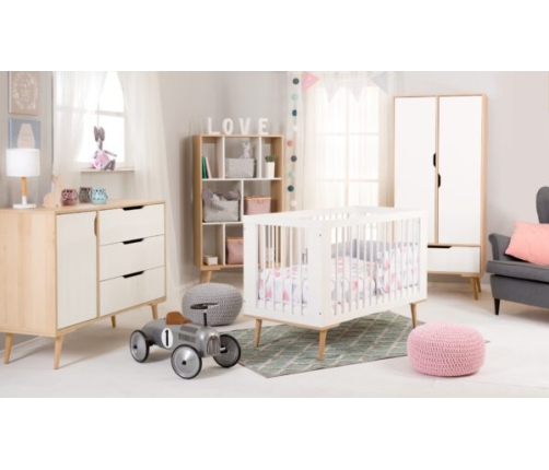 Bērnu gulta Klups SOFIE WHITE 120x60