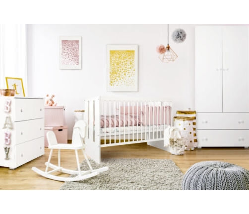 Bērnu gulta Klups PAULA WHITE 120x60