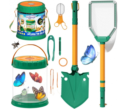 WOOPIE Zestaw Małego Odkrywcy Natury Siatka na Owazdy Motyle Pojemnik na Ryby
