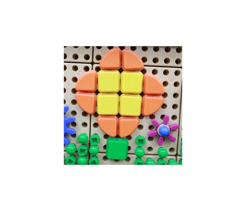 MASTERKIDZ Zestaw Kołeczki w kształcie figur geometrycznych 64szt do tablic STEM