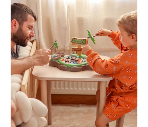 WOOPIE Gra Łowienie Dinozaurów Rybek 2 Wędki