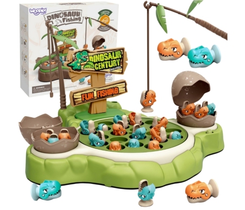 WOOPIE Gra Łowienie Dinozaurów Rybek 2 Wędki