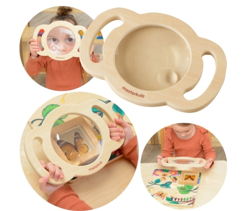 MASTERKIDZ Duża Drewniana Lupa Discovery