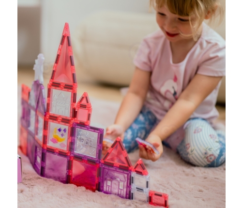 WOOPIE Magnetyczny Zestaw Konstrukcyjny Zbuduj Zamek