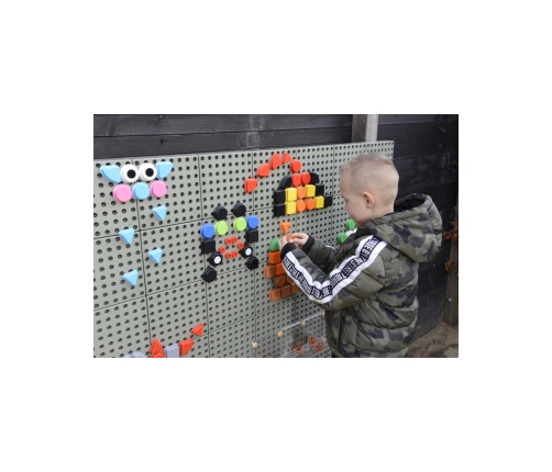 MASTERKIDZ Zestaw Kołeczki w kształcie figur geometrycznych 64szt do tablic STEM