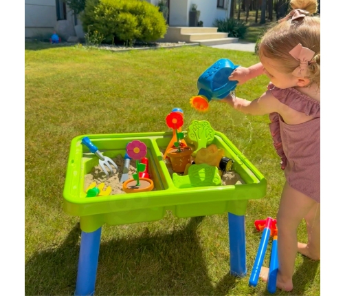 WOOPIE Stolik Wodny 2w1 Piaskownica 13 Akc.