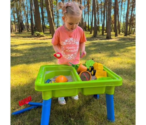 WOOPIE Stolik Wodny 2w1 Piaskownica 13 Akc.