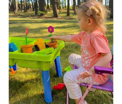 WOOPIE Stolik Wodny 2w1 Piaskownica 13 Akc.