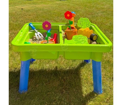 WOOPIE Stolik Wodny 2w1 Piaskownica 13 Akc.