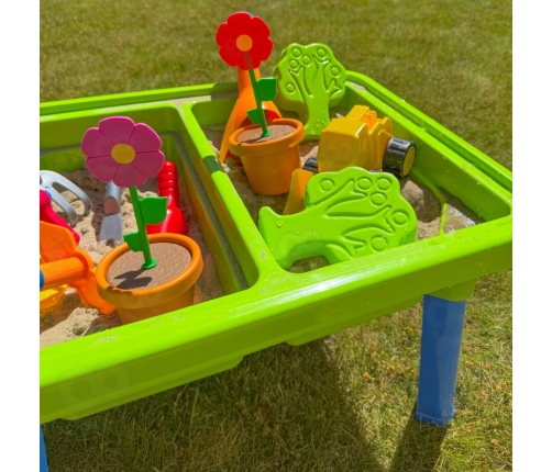 WOOPIE Stolik Wodny 2w1 Piaskownica 13 Akc.