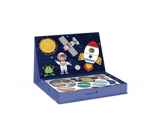 TOOKY TOY Układanka Magnetyczna Kosmos Puzzle