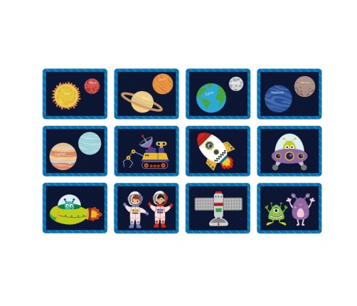 TOOKY TOY Układanka Magnetyczna Kosmos Puzzle