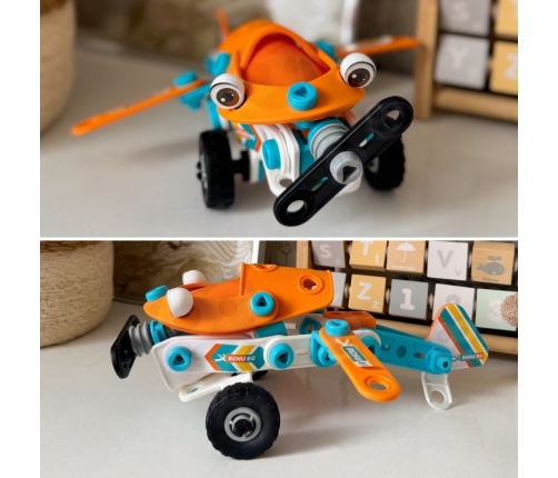 WOOPIE Samolot Zestaw Konstrukcyjny Klocki STEM