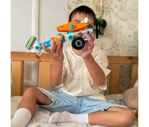 WOOPIE Samolot Zestaw Konstrukcyjny Klocki STEM