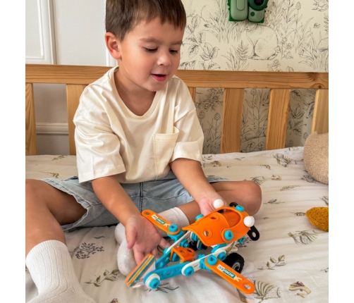 WOOPIE Samolot Zestaw Konstrukcyjny Klocki STEM