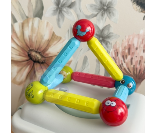 WOOPIE Magnetyczne Klocki Konstrukcyjne Edukacyjne 76 el.