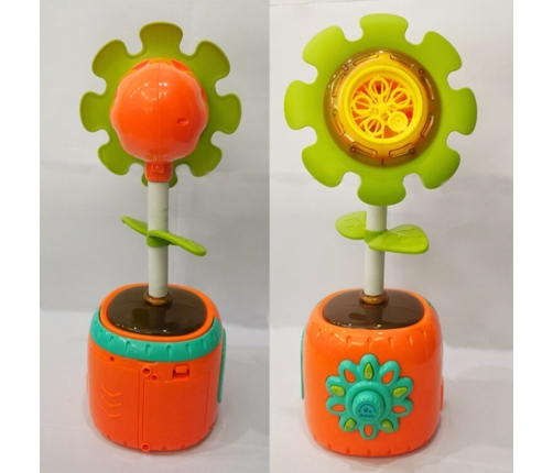 WOOPIE Słonecznikowa Elektryczna Maszyna Do Bąbelków Efekty Świetlne i Dźwiękowe