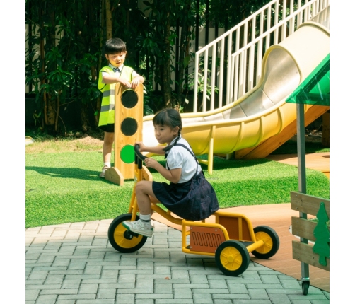 CLASSIC WORLD EDU Drewniany Sygnalizator Świetlny XXL