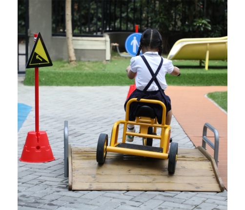 CLASSIC WORLD EDU Drewniany Mostek Rampowy Najazd Droga Tor dla Rowerów