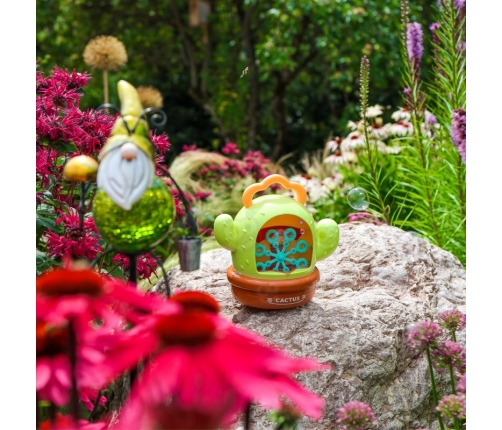 WOOPIE Kaktusowa Elektryczna Maszyna Do Bąbelków Efekty Dźwiękowe i Świetlne