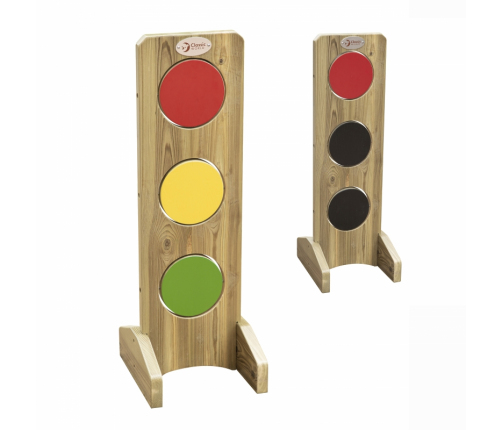 CLASSIC WORLD EDU Drewniany Sygnalizator Świetlny XXL