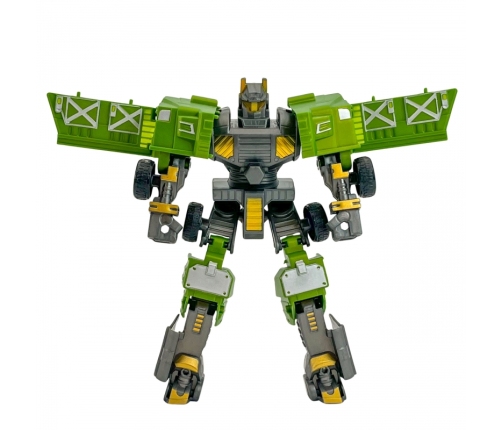 WOOPIE Zestaw 3w1 Robot Transformujący Pojazd Bojowy i Wyrzutnia na Strzałki Zielony