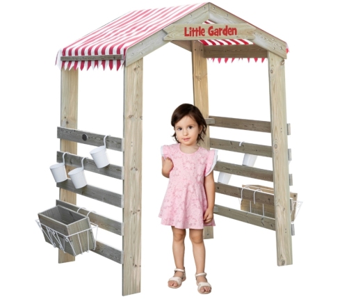 CLASSIC WORLD EDU Drewniana Brama Ogrodowa Pergola Kwietnik