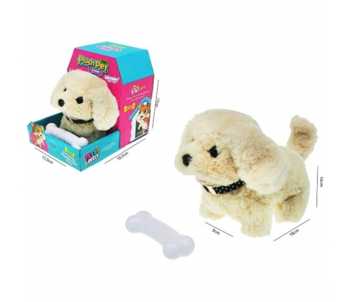 WOOPIE Piesek Interaktywny Pluszak z Kością Bichon Golden Retriever