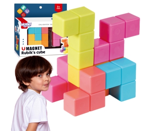 WOOPIE Układanka Kostka Magnetyczna Tetris