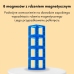 WOOPIE Przestrzenne Klocki Magnetyczne Nauka Liczb 70 Elementów