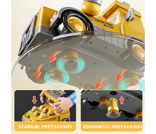 WOOPIE Gra Zręcznościowa Uderz Młotkiem Wbijak Plac Budowy z Akcesoriami