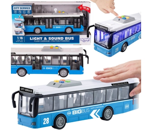 WOOPIE Autobus Miejski Interaktwny Elektryczny 1:16